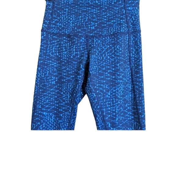 Lululemon Pure Practice Pant Leggings Samba Snake Kayak Blue Hero Blue 4 - Picture 5 of 17